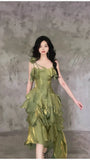 Classy Ruffle Prom Dresses Causal Birthday Dresses Dance Party Dress Graduation Formal Prom Dresses HZ1121