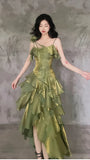 Classy Ruffle Prom Dresses Causal Birthday Dresses Dance Party Dress Graduation Formal Prom Dresses HZ1121