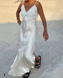 Classy Mermaid Spaghetti Straps Long Prom Dress Graduation Dresses HZ1121