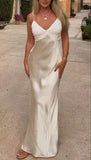 Classy Mermaid Spaghetti Straps Long Prom Dress Graduation Dresses HZ1121