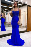 Classy Sparkly Dark Green Beaded Long Prom Dress with Appliques Graduation Dresses HZ1121