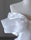 Dreamy Ball Gown Off The Shoulder Tulle Long White Wedding Dresses Summer Brides Dress HZ1121