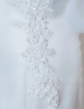 Dreamy Mermaid Sweetheart Long Satin Wedding Dresses Summer Brides Dress HZ1121