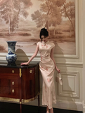 Cute Mermaid Cap Floral Satin Sleeveless 18th Birthday Dress Party Gown Birthday Outfits For Women HZ1121