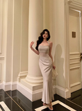 Elegant Mermaid Halter Satin Sleeveless 18th Birthday Dress Party Gown Birthday Outfits Birthday Dress Ideas For Women HZ1121