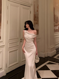 Classy Mermaid White Off The Shoulder 18th Birthday Dress Party Gown 18th Birthday Outfits Birthday Dress Ideas For Women HZ1121
