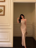 Classy Mermaid Spaghetti Straps Champagne 18th Birthday Dress Party Gown 18th Birthday Outfits Birthday Dress Ideas For Women HZ1121