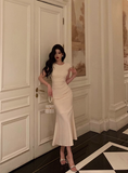 Elegant Mermaid Scoop Ivory 18th Birthday Dress Party Gown Birthday Outfits Birthday Dress Ideas For Women HZ1121
