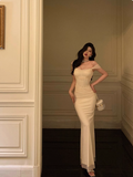 Classy Sheath Straps Ivory 18th Birthday Dress Party Gown 21st Birthday Outfits Birthday Dress Ideas For Women HZ1121