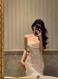 Classy Mermaid Straps Ivory 18th Birthday Dress Party Gown 21st Birthday Outfits Birthday Dress Ideas For Women HZ1121