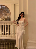 Classy Mermaid Straps Ivory 18th Birthday Dress Party Gown 21st Birthday Outfits Birthday Dress Ideas For Women HZ1121