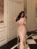 Elegant Mermaid Spaghetti Straps 18th Birthday Dress Party Gown Birthday Outfits Birthday Dress Ideas For Women HZ1121