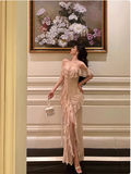 Elegant Mermaid Spaghetti Straps 18th Birthday Dress Party Gown Birthday Outfits Birthday Dress Ideas For Women HZ1121