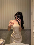 Elegant Mermaid Square Neckline Ivory 18th Birthday Dress Party Gown Birthday Outfits Birthday Dress Ideas For Women HZ1121