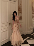 Classy Mermaid Spaghetti Straps Long 18th Birthday Dress Party Gown 21st Birthday Outfits Birthday Dress Ideas For Women HZ1121