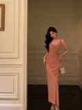 Elegant Mermaid Pink Slit 18th Birthday Dress Party Gown Birthday Outfits Birthday Dress Ideas For Women HZ1121