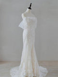 Dreamy Off the shoulder Mermaid wedding dress Custom Wedding Gown Stunning Modern Bridal Dress HZ1121