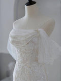 Dreamy Off the shoulder Mermaid wedding dress Custom Wedding Gown Stunning Modern Bridal Dress HZ1121