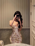 Classy Mermaid Spaghetti Straps Floral 18th Birthday Dress Party Gown 21st Birthday Outfits Birthday Dress Ideas For Women HZ1121