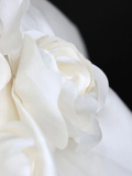 Unique Bridal Gown Ball Gown Straps White Satin Wedding Dresses Bridal Gowns HZ1121