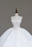 Unique Bridal Gown Ball Gown Sweetheart Lace White Satin Wedding Dresses Bridal Gowns HZ1121