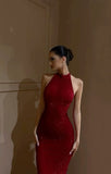 Classy Sheath Scoop Neckline Red Sequin Prom Dresses Formal Summer Wedding Guest Dresses Wedding Guest Outfits HZ1121