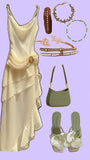 Gorgeous High Low Straps Ivory Chiffon Prom Dresses Formal Summer Wedding Guest Dresses Wedding Guest Outfits HZ1121