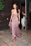 Classy Mermaid Spaghetti Straps Floral Chiffon Prom Dresses Summer Wedding Guest Dresses Wedding Guest Outfits HZ1121
