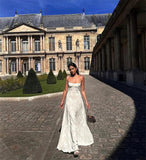 Gorgeous A line Straps Light Sky Blue Lace Prom Dresses Formal Summer Wedding Guest Dresses Wedding Guest Outfits HZ1121