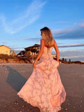 Gorgeous A line Straps Light Sky Blue Lace Prom Dresses Formal Summer Wedding Guest Dresses Wedding Guest Outfits HZ1121