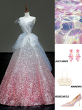 Elegant Glamour Ball Gown Sweetheart Sequin Silver Red Prom Dress Party Dress Evening Dresses HZ1121