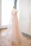 Elegant Glamour Mermaid Halter Pink Sequin Prom Gowns Party Dress Classy Gowns Evening Dresses HZ1121