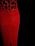 Vintage Mermaid Scoop Red Sequin Long Prom Dresses Evening Gowns Evening Dress HZ1121