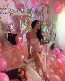 Cute Sheath Pink Short Summer Birthday Dress Party Dress Birthday Outfit 19th Birthday Mini Dress HZ1121
