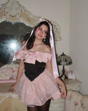 Cute A line Pink Halter Short Summer Birthday Dress Hoco Dress Birthday Outfit 19th Birthday Mini Party Dresses HZ1121