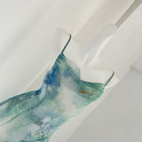 Cute Mermaid Spaghetti Straps Green Long Summer Dress For Women HZ1121