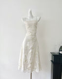 Cute Mermaid Spaghetti Straps Lace Long Summer Dress For Women HZ1121
