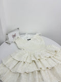 Cute Spaghetti Straps Ballet Skirt Ruffles Summer Dress Holiday Party Outfits For Women HZ1121