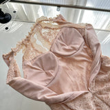 Sexy Sheath Jewel Floral Pink Lace Summer Dress Holiday Party Outfits For Women HZ1121