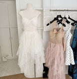 Cute A Line Straps Lace Ruffles Summer Dress Holiday Party Outfits For Girls HZ1121