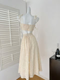 Cute A line Spaghetti Straps 2 Pieces Summer Dress Holiday Dresses Party Birthday Outfits For Women HZ1121