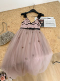 Cute A line Straps Pink Tulle Summer Dress Holiday Party Outfits For Women HZ1121
