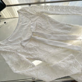 Sexy Mermaid Square Neckline Floral White Lace Summer Dress Holiday Party Outfits For Women HZ1121