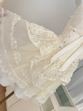 Sexy A line Halter Neckline White Lace Summer Dress Holiday Party Outfits For Women HZ1121