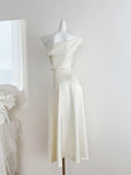 Sexy Mermaid Satin Summer Beach Dress Holiday Party Casual Outfits For Girls HZ1121