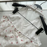 Sexy A Line Halter Neckline Floral Short Summer Dress Holiday Party Outfits For Women HZ1121