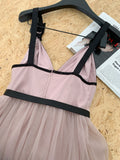 Cute A line Straps Pink Tulle Summer Dress Holiday Party Outfits For Women HZ1121