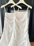 Cute Mermaid Spaghetti Straps Lace Long Summer Dress For Women HZ1121