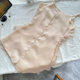 Cute A Line Spaghetti Straps Pink Sequin Casual Dress Summer Short Holiday Dresses HZ1121