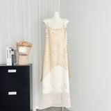 Cute A Line Spaghetti Straps Floral Chiffon Summer Dress Holiday Party Outfits For Girls HZ1121